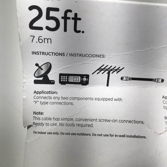 Coax Cable RG6 Connects two components - Picture 6 of 6